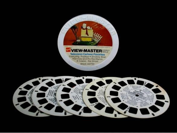 View-Master Reel Set & Plastic Case - It's The Red Baron