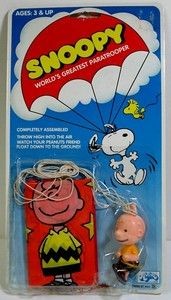 Charlie Brown Paratrooper Parachute Toy