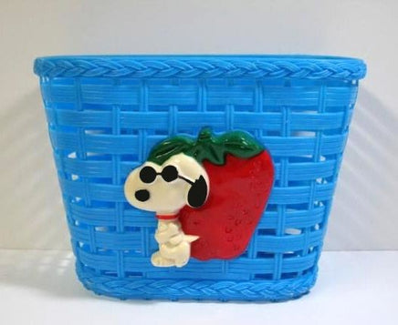 Snoopy Joe Cool Vintage Bicycle Basket
