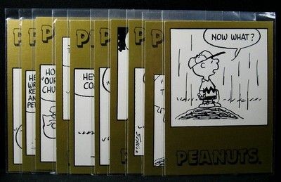 Peanuts Gang Gold Edition Trading Cards