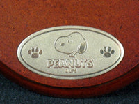 Peanuts Mini Figurine On Wood Stand With Name Plate - Lucy