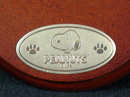 Peanuts Mini Figurine On Wood Stand With Name Plate - Peppermint Patty