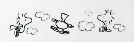 Snoopy 7 Eleven Promo Roller Stamp RUBBER STAMP - Woodstock - snoopn4pnuts.com