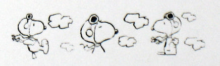 Snoopy 7 Eleven Promo Roller Stamp RUBBER STAMP - Flying Ace - snoopn4pnuts.com