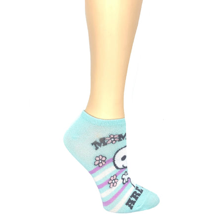 Snoopy Mom Mother's Day Matching No Show Socks - snoopn4pnuts.com