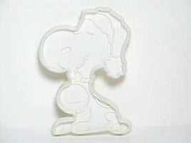 Snoopy Santa - White Cookie Cutter