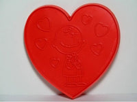 Charlie Brown on heart - RED Cookie Cutter