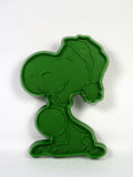Snoopy Santa - GREEN Cookie Cutter