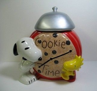 Snoopy Cookie Time Cookie Jar