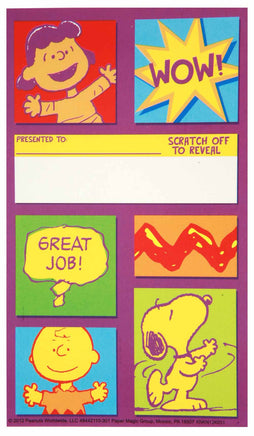 Peanuts Scratch - Off Rewards Stickers - snoopn4pnuts.com