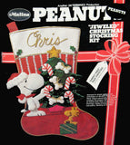 Peanuts Jeweled Christmas Stocking Kit - "Sweet Tree"