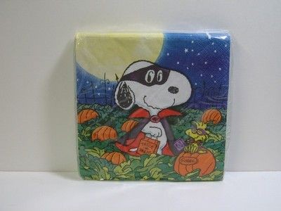 Masked Snoopy Halloween Luncheon / Dessert Napkins