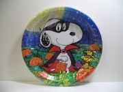 Masked Snoopy Halloween Luncheon / Dessert Plates
