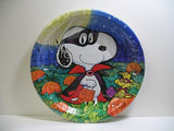 Masked Snoopy Halloween Dinner Plates