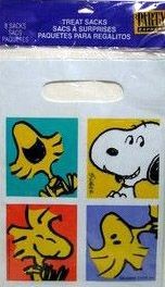 Snoopy And Woodstock Treat Bags