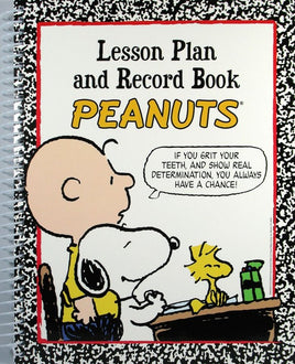 Peanuts Lesson Plan And Record Book -  On Sale!