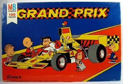 Peanuts Grand Prix Vintage Jigsaw Puzzle (Used)