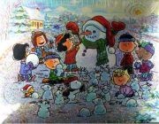 Peanuts Gang Snowman Holographic Jigsaw Puzzle