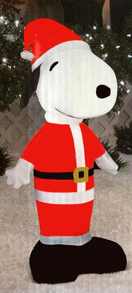 Snoopy Santa Lighted Inflatable - snoopn4pnuts.com