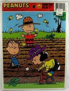 Peanuts Gang Farming Frame Tray Jigsaw Puzzle