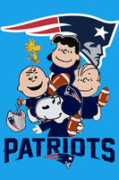 Peanuts Snoopy Double-Sided Flag - New England Patriots Football
