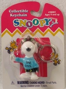 Snoopy JOE COOL pvc key chain