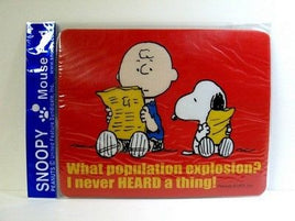 Computer Mouse Pad - Charlie Brown And Snoopy