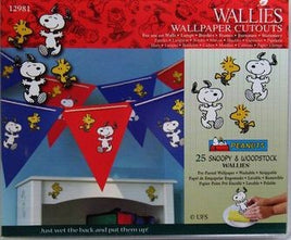 Snoopy And Woodstock Pre-Pasted Wallpaper Cut-Outs     On Sale!