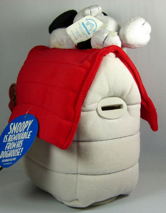 Snoopy's Doghouse Plush Bank