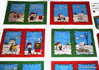 Peanuts Gang Cloth Book Pattern / Panels: I Want A Dog For Christmas (Sewing And Padding Materials N
