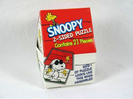 2000 Wendy's Fast Food Toy - Snoopy 2-Sided Puzzle 50Th Anniversary (Box Crushed)
