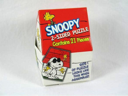 2000 Wendy's Fast Food Toy - Snoopy 2-Sided Puzzle 50Th Anniversary (Box Crushed)