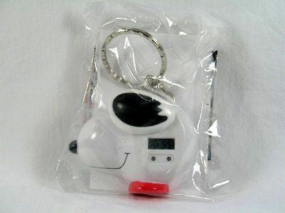 2000 Wendy's Fast Food Toy - Snoopy Digital Clock Key Chain 50Th Anniversary (Doesn'T Work)