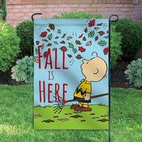 Peanuts Double - Sided Flag - Fall Is Here - snoopn4pnuts.com