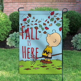 Peanuts Double - Sided Flag - Fall Is Here - snoopn4pnuts.com