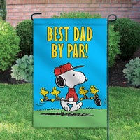 Peanuts Double - Sided Flag - Father's Day Snoopy Golfer - snoopn4pnuts.com