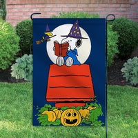 Peanuts Double - Sided Flag - Halloween Snoopy Sorcerer - snoopn4pnuts.com