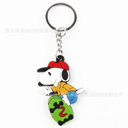 Peanuts PVC Key Chain - Snoopy On Skateboard - snoopn4pnuts.com