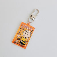 Peanuts Acrylic Swivel Key Chain - Charlie Brown
