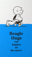Snoopy Beagle Hugs Pocket/Purse - Size Memo Pad - Beagle Happen On The Move - snoopn4pnuts.com