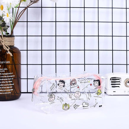 Peanuts Gang Clear Cosmetics Bag - snoopn4pnuts.com