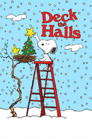 Peanuts Double - Sided Flag - Deck The Halls - snoopn4pnuts.com