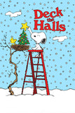 Peanuts Double-Sided Flag - Deck The Halls