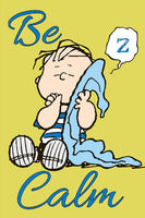Peanuts Double - Sided Flag - Linus: Be Calm - snoopn4pnuts.com