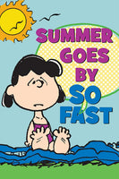 Peanuts Double - Sided Flag - Summer Goes By So Fast - snoopn4pnuts.com