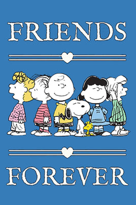 Peanuts Double - Sided Flag - Friends Forever - snoopn4pnuts.com