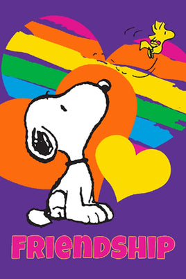 Peanuts Double - Sided Flag - Friendship - snoopn4pnuts.com