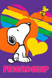 Peanuts Double-Sided Flag - Friendship