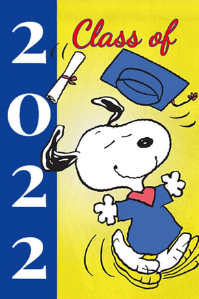 Peanuts Double - Sided Flag - Class of 2022 - snoopn4pnuts.com