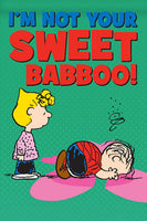 Peanuts Double - Sided Flag - Valentine's Day Sweet Babboo - snoopn4pnuts.com